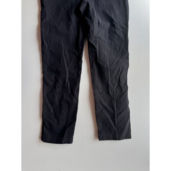 LUCY & YAK Original Black Organic Cotton Canvas Overalls Dungarees, Size 4 - Picture 10 of 13